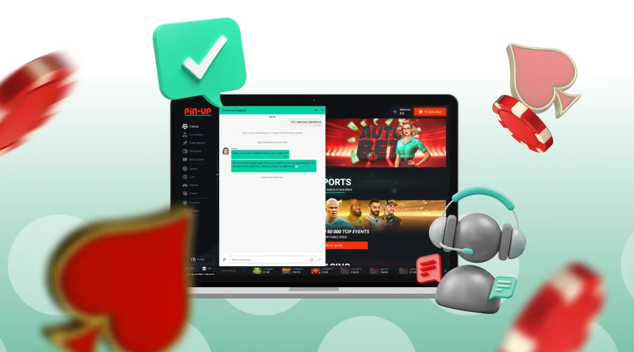 Customer Support at Pin Up