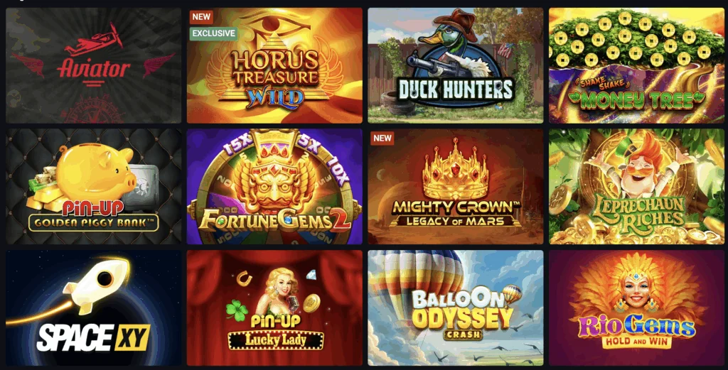 play slots at Pin Up Casino